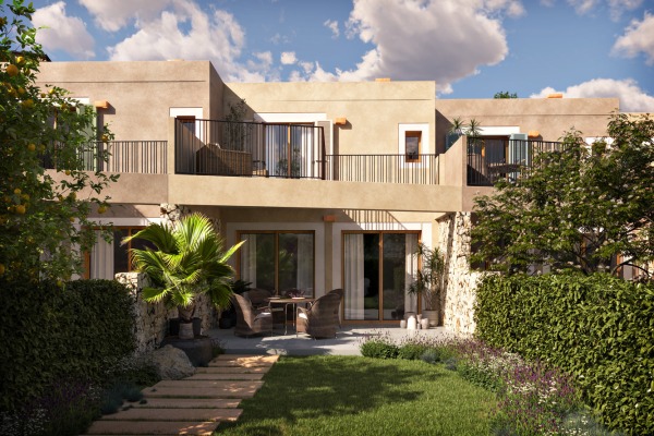 Moderner Reihenhaus-Neubau im Nordosten von Mallorca in Arta