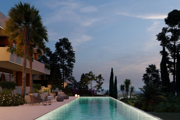 Baugrundstück mit Projekt für eine Luxusvilla mit Meerblick in Son Vida Bild 5