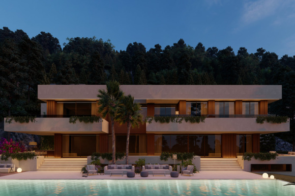 Baugrundstück mit Projekt für eine Luxusvilla mit Meerblick in Son Vida Bild 6