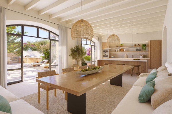 Neugebautes, mediterranes Stadthaus mit Pool in Santa Maria del Cami Bild 3