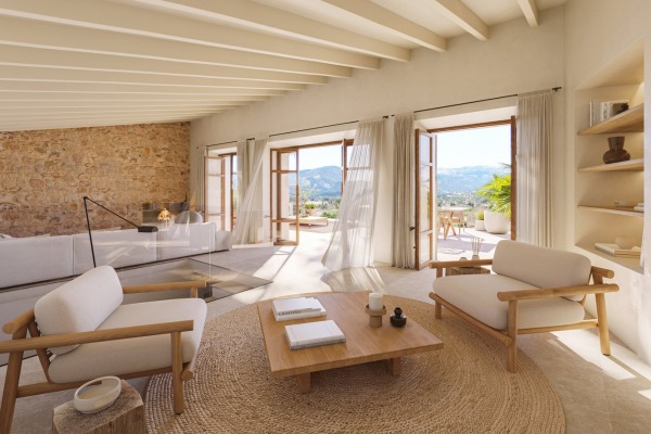 Neugebautes, mediterranes Stadthaus mit Pool in Santa Maria del Cami Bild 5