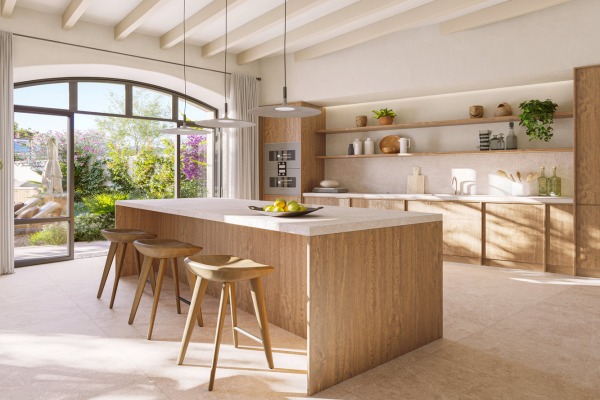 Neugebautes, mediterranes Stadthaus mit Pool in Santa Maria del Cami Bild 7