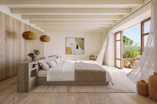 Neugebautes, mediterranes Stadthaus mit Pool in Santa Maria del Cami Bild 8