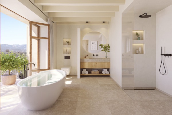 Neugebautes, mediterranes Stadthaus mit Pool in Santa Maria del Cami Bild 9