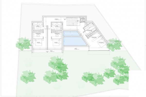 Neubauprojekt einer exklusiven, modernen Villa mit Meerblick Bild 5