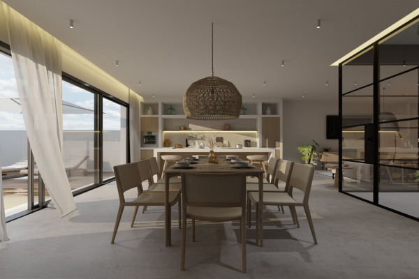 Neubauprojekt eines Stadthauses in Strandnähe in El Molinar Bild 2