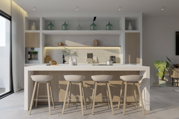 Neubauprojekt eines Stadthauses in Strandnähe in El Molinar Bild 4