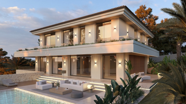 Großzügige Villa mit Teilmeerblick in Santa Ponsa im Südwesten Mallorcas Bild 2