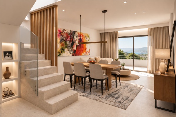 Hochwertig modernisiertes Penthouse in exklusiver Anlage direkt am Meer