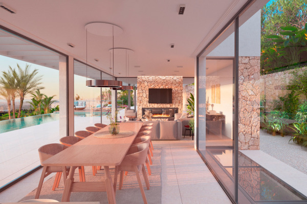 Grundstück mit Baugenehmigung und herrlichem Panoramablick in Bunyola Bild 4