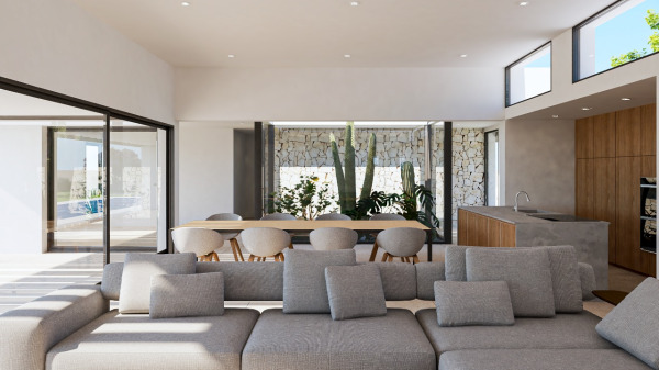 Baugrundstück mit eingereichter Baulizenz für eine Villa mit Pool Bild 6