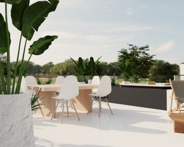 Baugrundstück mit eingereichter Baulizenz für eine Villa mit Pool Bild 7