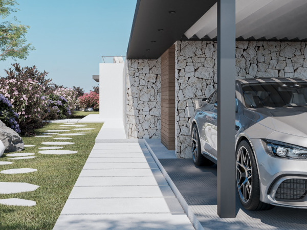 Baugrundstück mit eingereichter Baulizenz für eine Villa mit Pool Bild 8