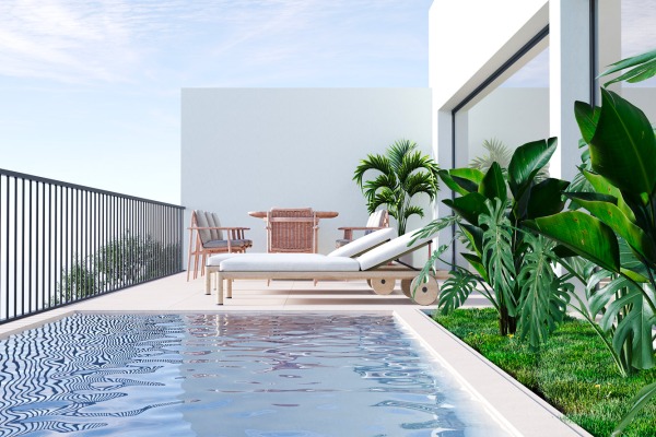 Neubauprojekt: Reihenhaus mit Pool in Sa Cabaneta nahe der Inselhauptstadt