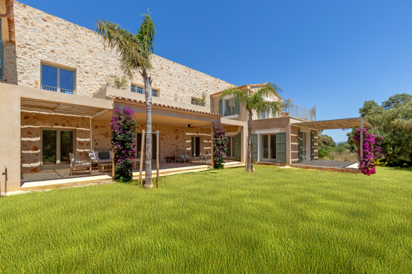 Mediterrane Neubaufinca mit Gästehaus bei Sa Rapita nahe Es Trenc Strand Bild 2