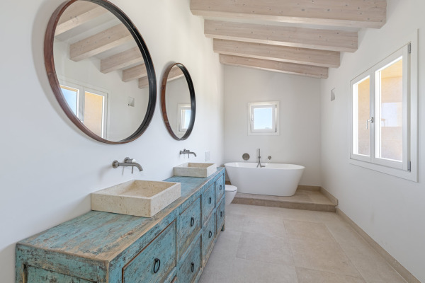 Mediterrane Neubaufinca mit Gästehaus bei Sa Rapita nahe Es Trenc Strand Bild 10