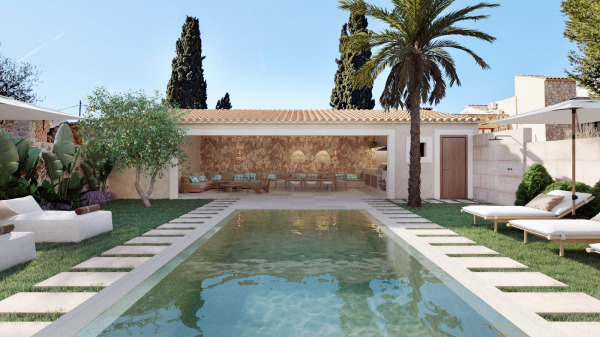 Elegantes Neubau-Stadthaus mit exklusiver Ausstattung und Pool in Santanyi Bild 2