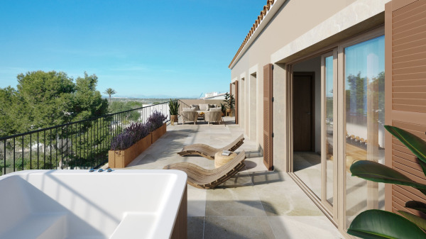 Elegantes Neubau-Stadthaus mit exklusiver Ausstattung und Pool in Santanyi Bild 12