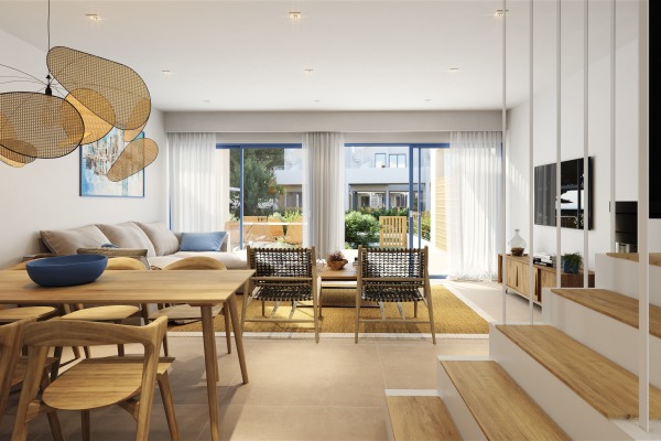 Neubau-Reihenhaus fußläufig zum Traumstrand Playa de Muro in Port Alcudia