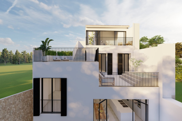 Exklusives, modernes Neubau-Stadthaus mit Pool in Santanyi Bild 2