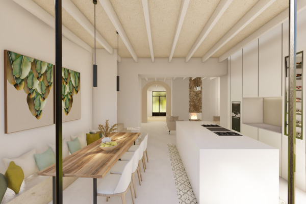 Exklusives, modernes Neubau-Stadthaus mit Pool in Santanyi Bild 5