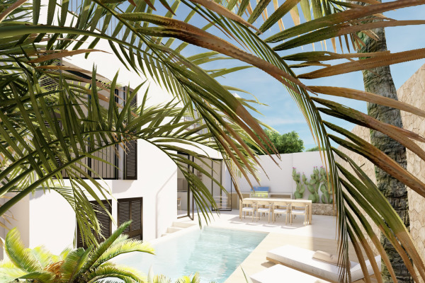 Exklusives, modernes Neubau-Stadthaus mit Pool in Santanyi Bild 11