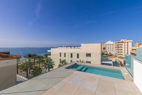 Neues Penthouse mit privatem Pool in Strandlage an der Playa de Palma Bild 3