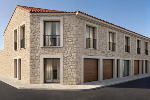 Modernes Neubauprojekt: Stadthäuser mit privatem Pool in Portol Bild 2