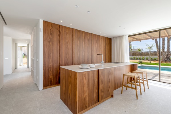 Moderne Neubau Villa mit Blick in die Bucht von Palma Bild 7