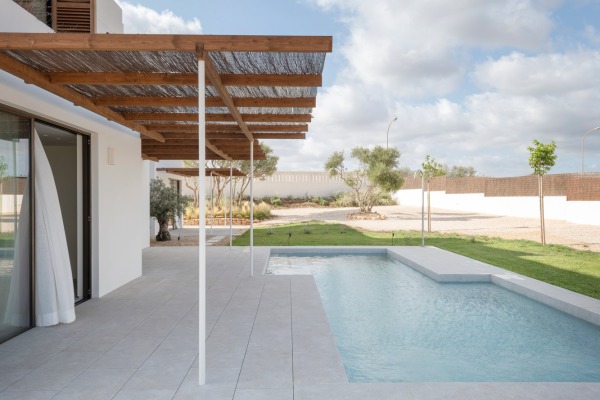 Moderne Neubau Villa mit Blick in die Bucht von Palma Bild 4