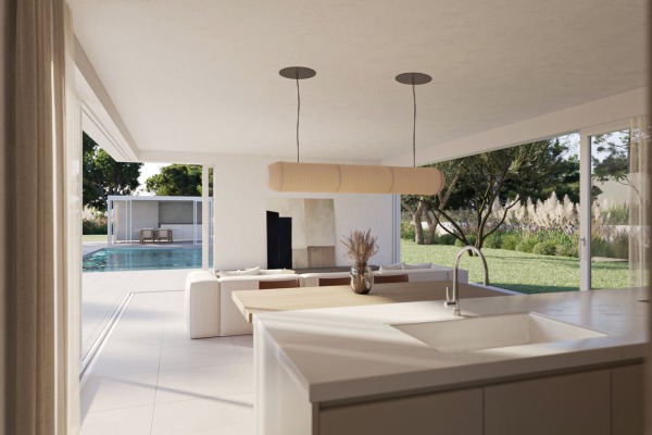 Neubauvilla mit moderner Architektur nah am Golfplatz in Son Gual Bild 4