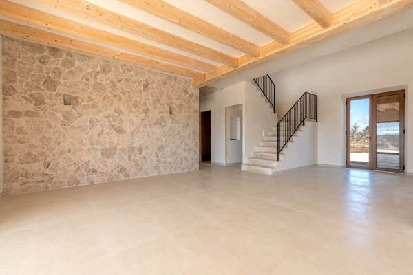 Neugebaute Naturstein-Finca mit Pool bei Ses Salines Bild 5