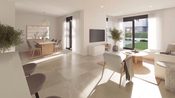 Modernes Neubau-Reihenhaus mit privatem Pool Bild 3