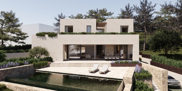 Außergewöhnliche Neubau-Luxusvilla mit Meerblick hahe Palma